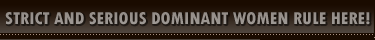 Join Cruelwomenrules.com!